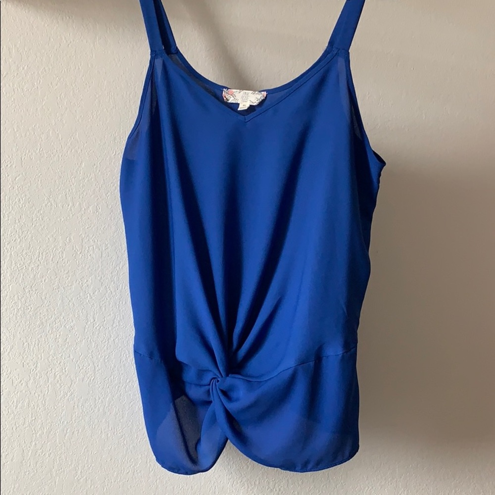 Tie-Front Tank Top
